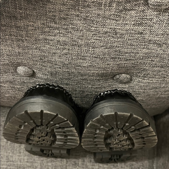 Steve Madden Madelynn Black Loafers - Picture 6 of 9